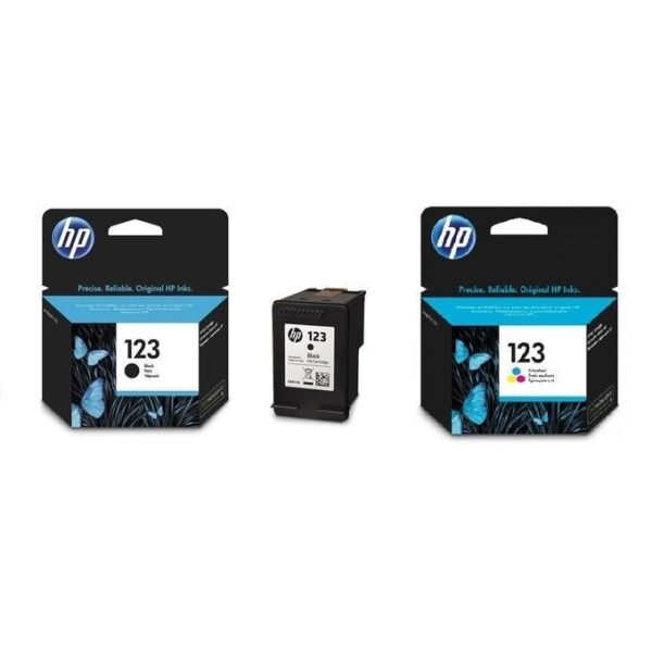 Cartouche d’encre HP 123-Noir et Couleur