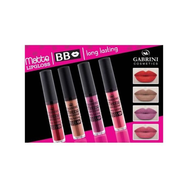Lip Gloss Matte Gabrini 24 et 33
