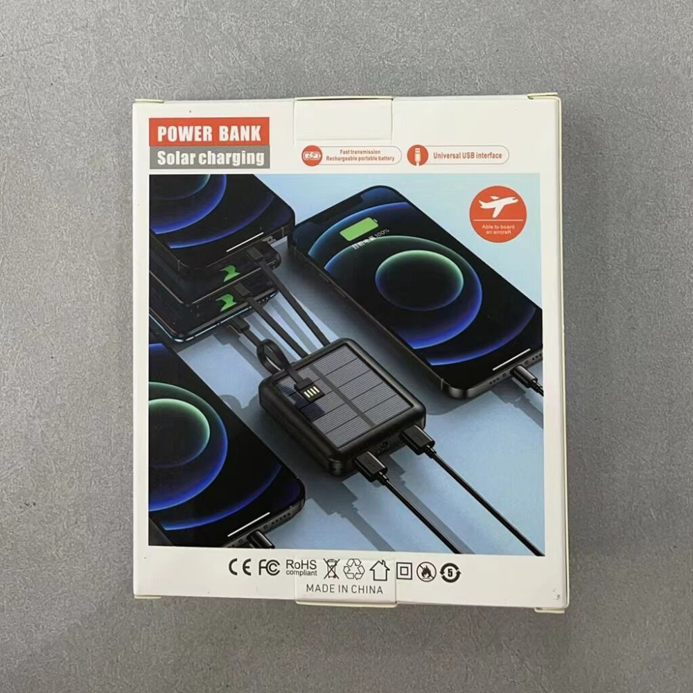 Emballage Powerbank dos