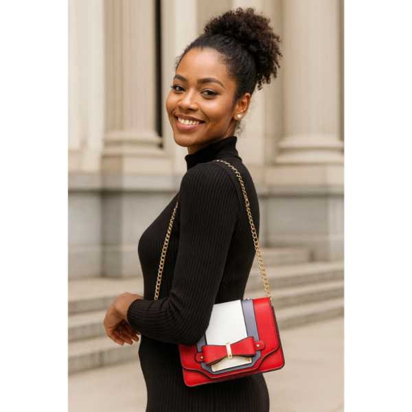 Sac à main multicolore