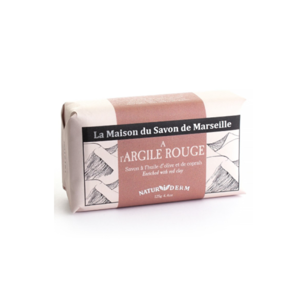 Savon Naturiderm – Argile rouge-125gr