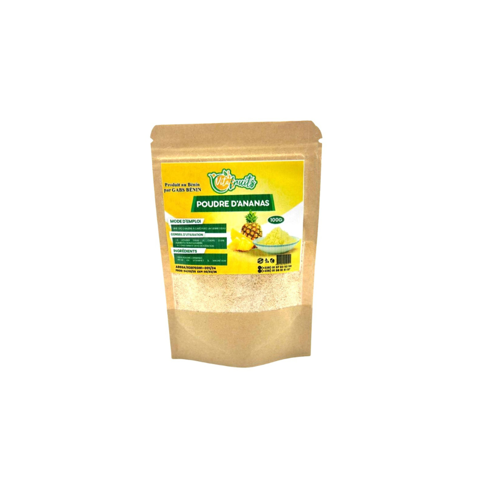 Poudre d’ananas_100g_Face