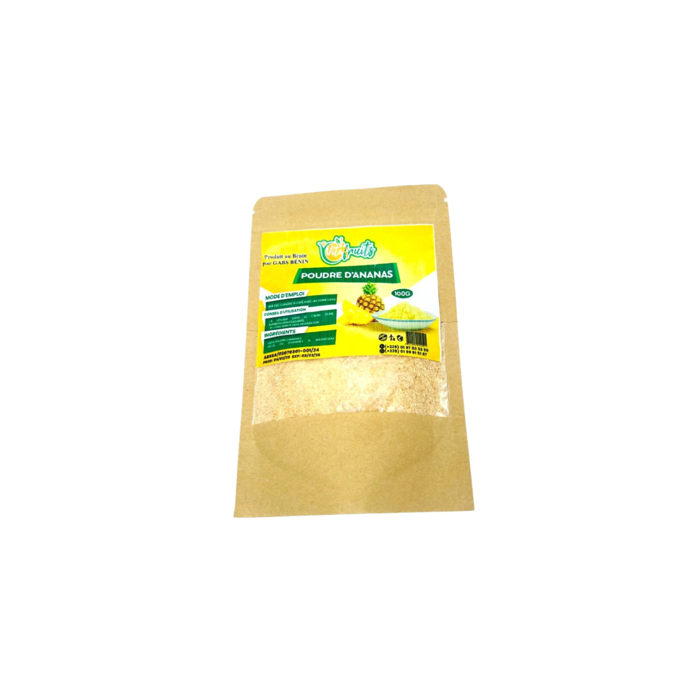 Poudre d’ananas_100g_couché